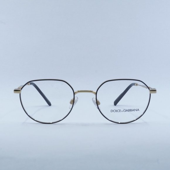 NEW DOLCE&GABBANA DG1349 1311 GOLD/MATTE BLACK EYEGLASSES - Picture 2 of 10